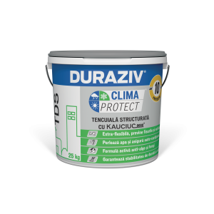 Tencuiala decorativa structurata Clima Protect TDS, 2.5 mm, 25 kg, Duraziv
