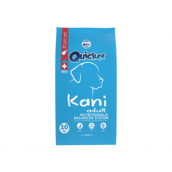Mancare uscata pentru caini Quiker Kani Adult Beef 10 kg