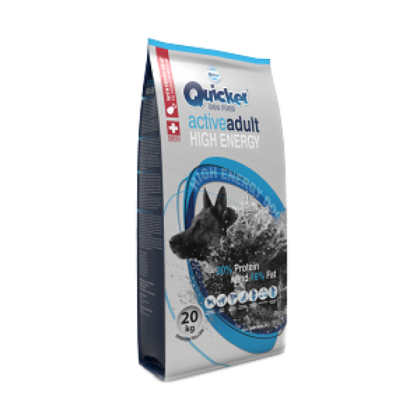 Mancare uscata pentru caini Quiker Active Adult High Energy 20 kg