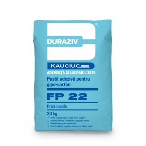 Adeziv tip pasta pentru gipscarton FP 22, 20 Kg, Duraziv