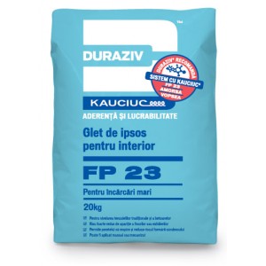 Glet de ipsos pentru interior FP 23, 20 kg, Duraziv