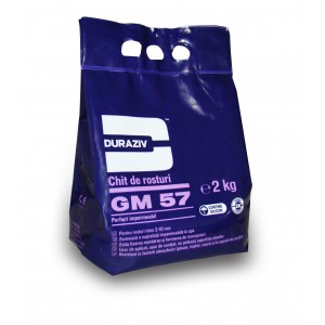 Chit de rosturi usor de aplicat GM 57, culoare alb, 2 Kg, Duraziv