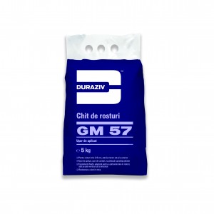 Chit de rosturi usor de aplicat GM 57, culoare alb, 5 Kg, Duraziv