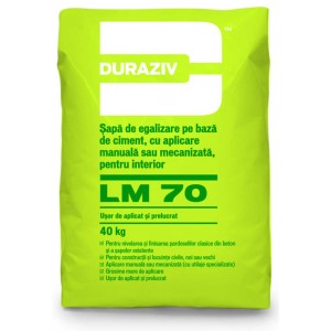 Sapa de egalizare LM 70, 40 kg, Duraziv
