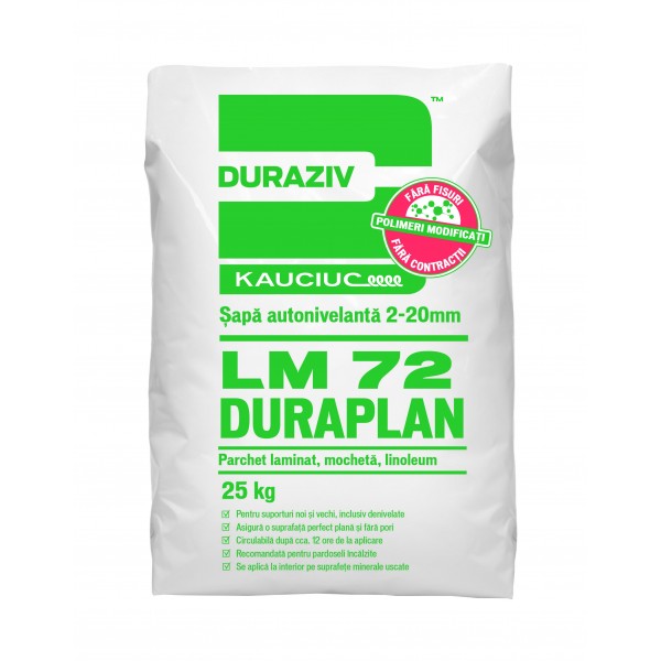 Sapa autonivelanta LM 72, 25 kg, Duraziv