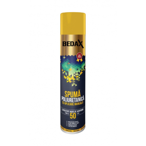 Adeziv poliuretanic pentru polistiren BEDAX interior / exterior, aplicare manuala, 750 ml