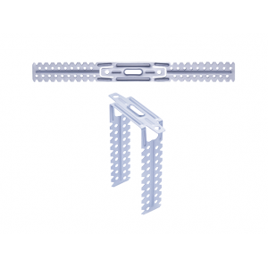 Brida multipla C, Atlantic, Technogips, 125 mm x 0,8 mm, otel galvanizat, 100 bucati per cutie