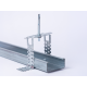 Brida multipla C, Atlantic, Technogips, 200 mm x 0,8 mm, otel galvanizat, 100 bucati per cutie