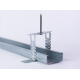 Brida multipla C, Atlantic, Technogips, 200 mm x 0,8 mm, otel galvanizat, 100 bucati per cutie