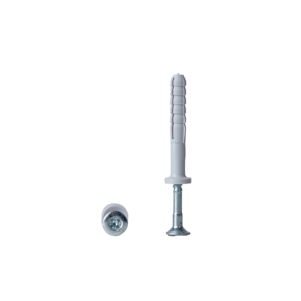 Diblu cu surub cu percutie, Technogips, 6 mm x 40 mm, 100 buc. per cutie