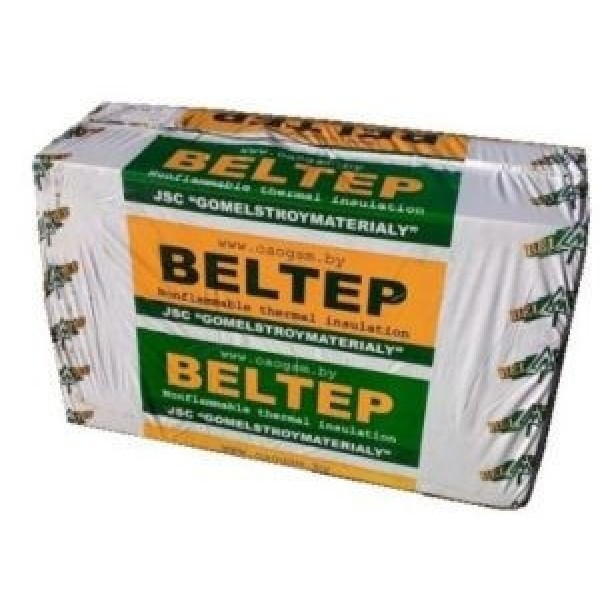 Vata bazaltica Beltep, 1000 mm x 600 mm x 100 mm, 1,8 metri patrati/bax