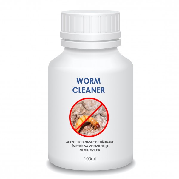 Agent biodinamic de daunare impotriva viermilor si a nematozilor, Worm Cleaner, 100 ml, SemPlus