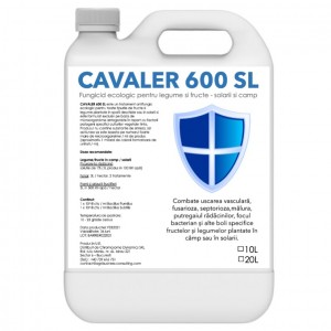 Fungicid pentru legume si fructe - plantate in solarii si in camp, Cavaler 600 SL, 10 litri, SemPlus