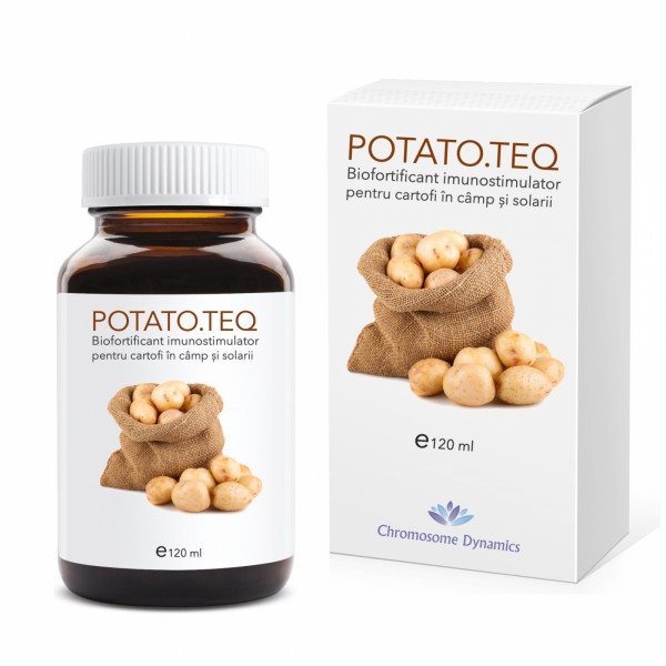 Biofortificant imunostimulator pentru cartofi in camp si in spatii inchise POTATO.TEQ  (doza pentru 5000 mp - vol. 120 ml)