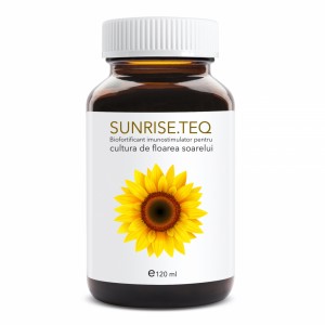  Biofortificant imunostimulator pentru cultura de floarea soarelui SUNRISE.TEQ (doza pentru 1 ha - vol. 120 ml)