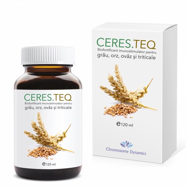 Biofortificant imunostimulator pentru grau, orz, ovaz si triticale CERES.TEQ (doza 1ha - vol. 120 ml)