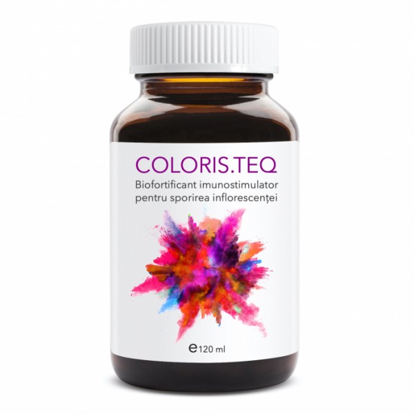 Biofortificant imunostimulator pentru sporirea inflorescentei, COLORIS.TEQ, 120 ml, SemPlus