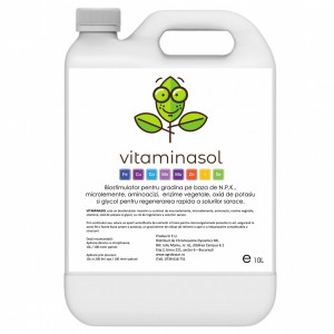 Biostimulator cu rol de regenerare si vitaminizare a solurilor sarace, Vitaminasol 10 litri, SemPlus