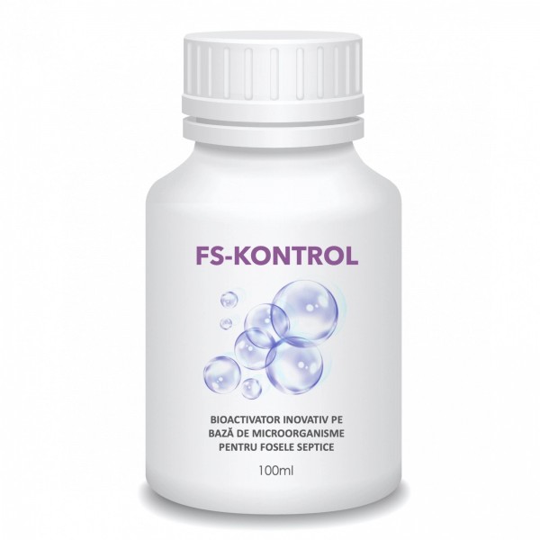 Bioactivator inovativ pe baza de microorganisme pentru fosele septice, FS Kontrol, 100 ml, SemPlus