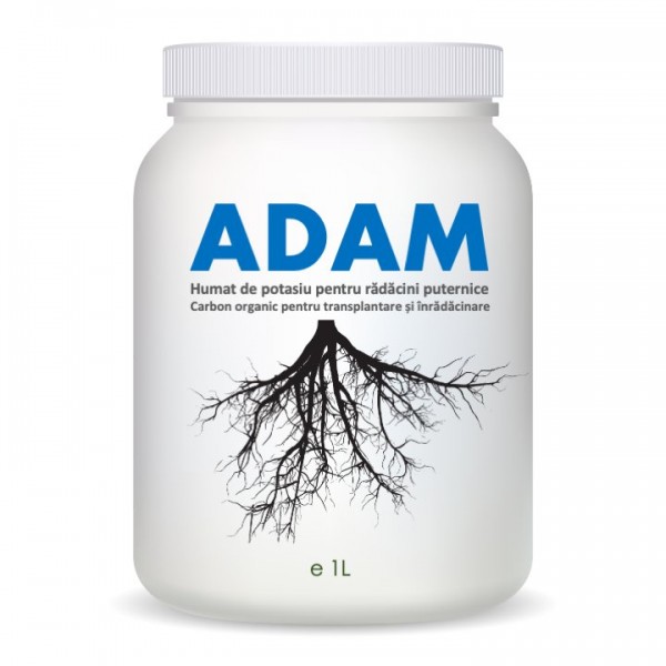 Humat de potasiu pentru transplantare si inradacinare, Adam, 1 litru - 760 grame, SemPlus