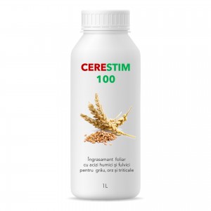 Ingrasamant foliar cu carbon organic pentru grau, orz, triticale, Cerestim 100, 1 litru, SemPlus