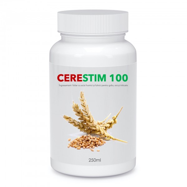 Ingrasamant foliar cu carbon organic pentru grau, orz, triticale, Cerestim 100, 250 ml, SemPlus