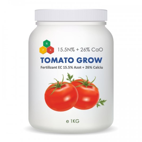 Ingrasamant special pentru tomate, Tomato Grow, 5.5% Azot si 26% CaO , 1 Kg, SemPlus