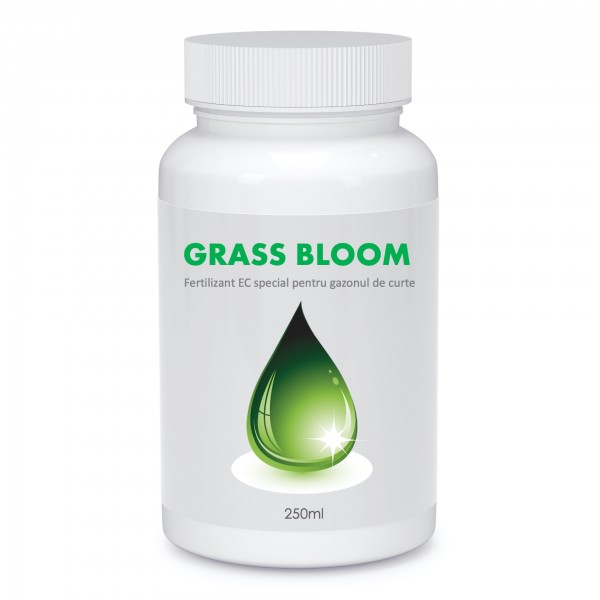 Fertilizant EC special pentru gazonul din curte, Grass Bloom, 250 ml, SemPlus