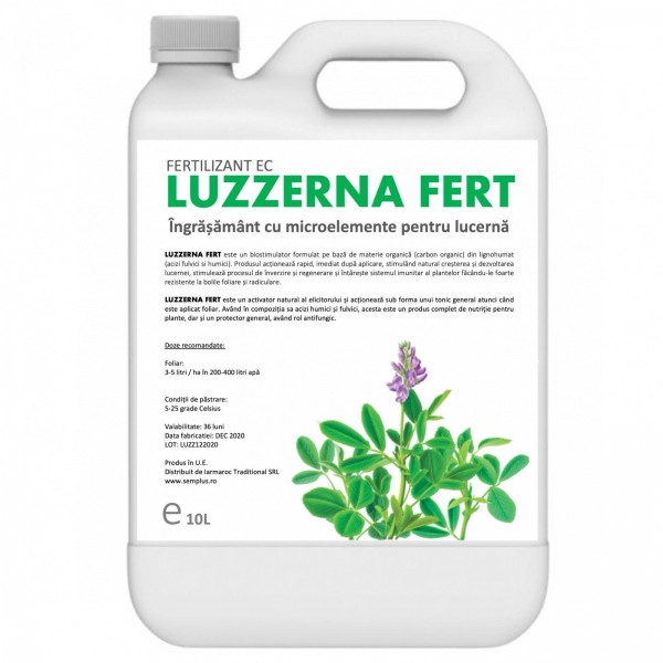 Ingrasamant cu microelemente pentru lucerna, Luzzerna Fert, 10 litri, SemPlus