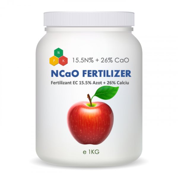 Ingrasamant special hidrosolubil pentru vita de vie, pomi si arbusti fructiferi, NCaO Fertilizer, 1 Kg, SemPlus