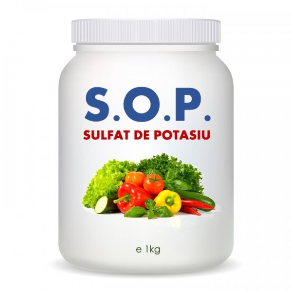 Ingrasamant special hidrosolubil sulfat de potasiu 52% K2O + 18% Sulf, 1 Kg, SemPlus