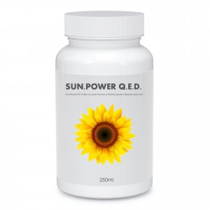 Fertilizant EC foliar cu acizi humici si acizi fulvici pentru floarea soarelui, Sun Power Q.E.D., 250 ml, SemPlus