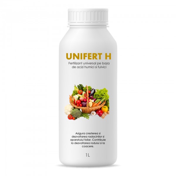 Fertilizant universal pentru toate tipurile de culturi vegetale Unifert H, 1 litru, SemPlus