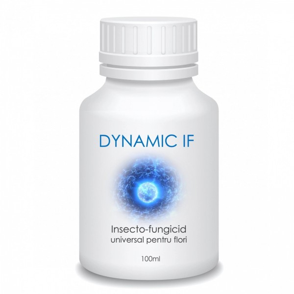 Insecticid si fungicid organic pentru toate tipurile de flori, Dynamic IF, 100 ml, SemPlus