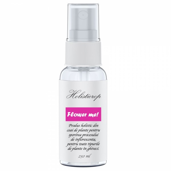 Produs holistic pentru sporirea inflorescentei plantelor crescute in ghiveci Flower Me, 250 ml, SemPlus