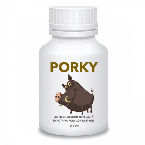 Repelent lichid concentrat impotriva mistretilor, Porky, 100 ml, SemPlus