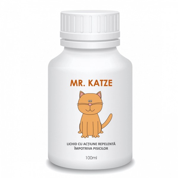 Repelent lichid concentrat impotriva pisicilor, Mr. Katze, 100 ml, SemPlus