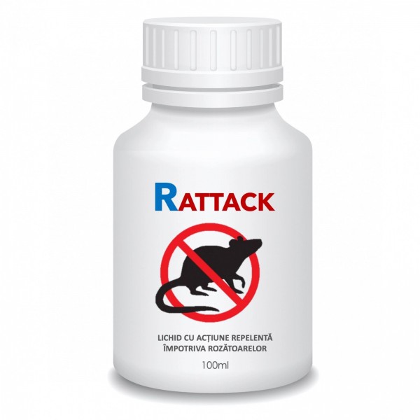 Repelent lichid concentrat impotriva rozatoarelor Rattack, 100 ml, SemPlus