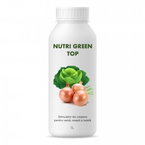 Stimulator de crestere pentru varza, salata si ceapa, Nutri Green Top, 1 litru, SemPlus