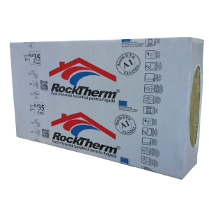 Vata minerala pentru fatada Rocktherm, grosime 10 cm, 1,8 metri patrati/bax