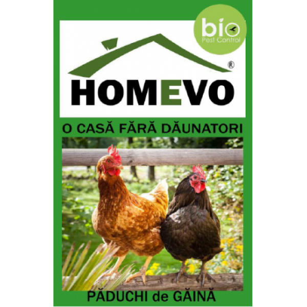 Solutie bio impotriva paduchilor de gaina, 50 grame, Homevo