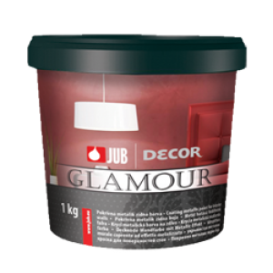 Vopsea de perete metalică Decor Glamour, argintiu, 650 ml, Jub