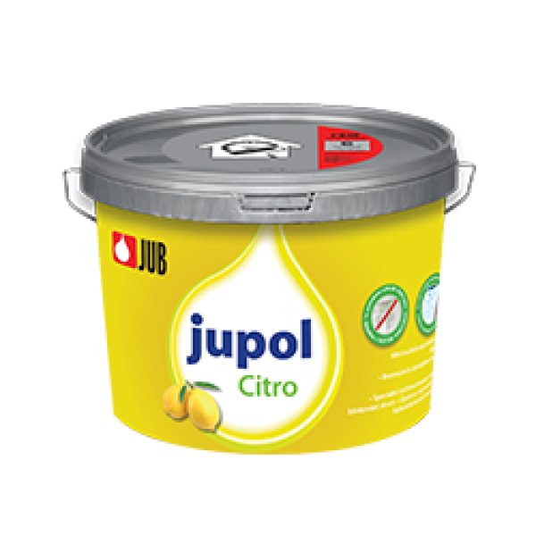 Vopsea lavabila de interior cu peliculă rezistentă la mucegaiuri Jupol Citro, 10 l, Jub