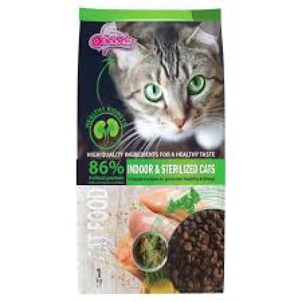 Mancare uscata pentru pisici CAT QPCI S34, Quick Paw Premium Indoor/Sterilized, 1 Kg, Quicker