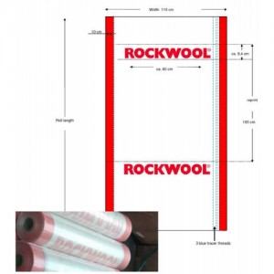 Plasa de armare pentru termosistem, 160 g/mp, 1.1 x 50 metri, Rockwool