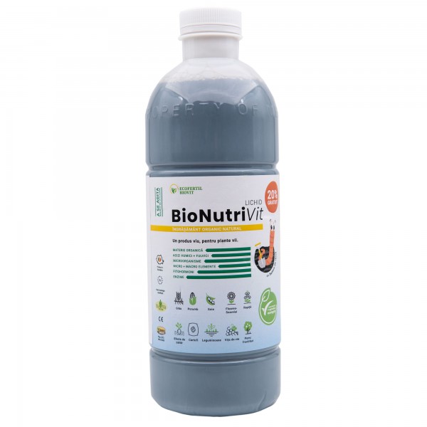 Ingrasamant organic natural BioNutrivit, 1,2 litri