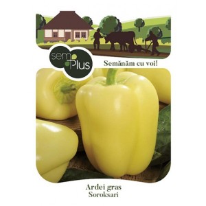 Seminte de ardei gras Soroksari, 1,5 grame, SemPlus
