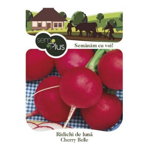 Seminte de ridichi de luna Cherry Belle, 9 grame, SemPlus