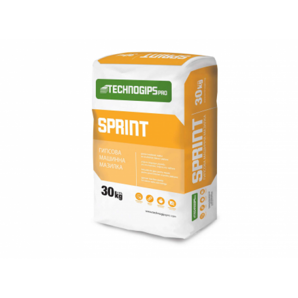 Tencuiala mecanizata/manuala pe baza de ipsos Sprint, 30 kg, Technogips