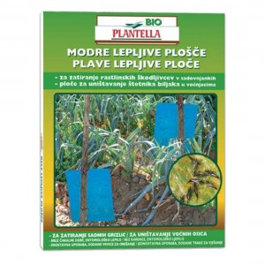 Placi adezive albastre, Bio Plantella, 10 bucati